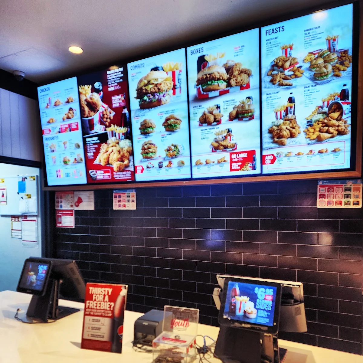Menu, KFC Ascot