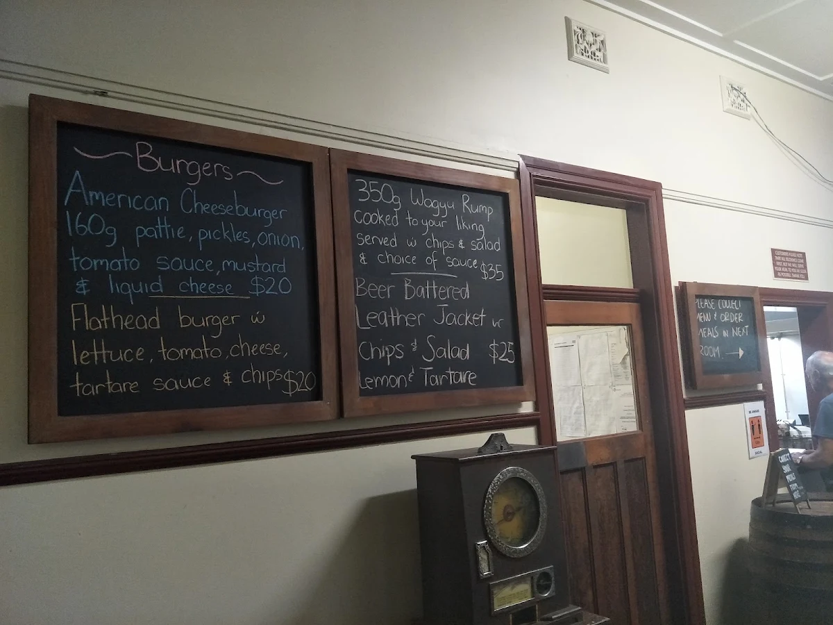 Menu, Ocean View Hotel