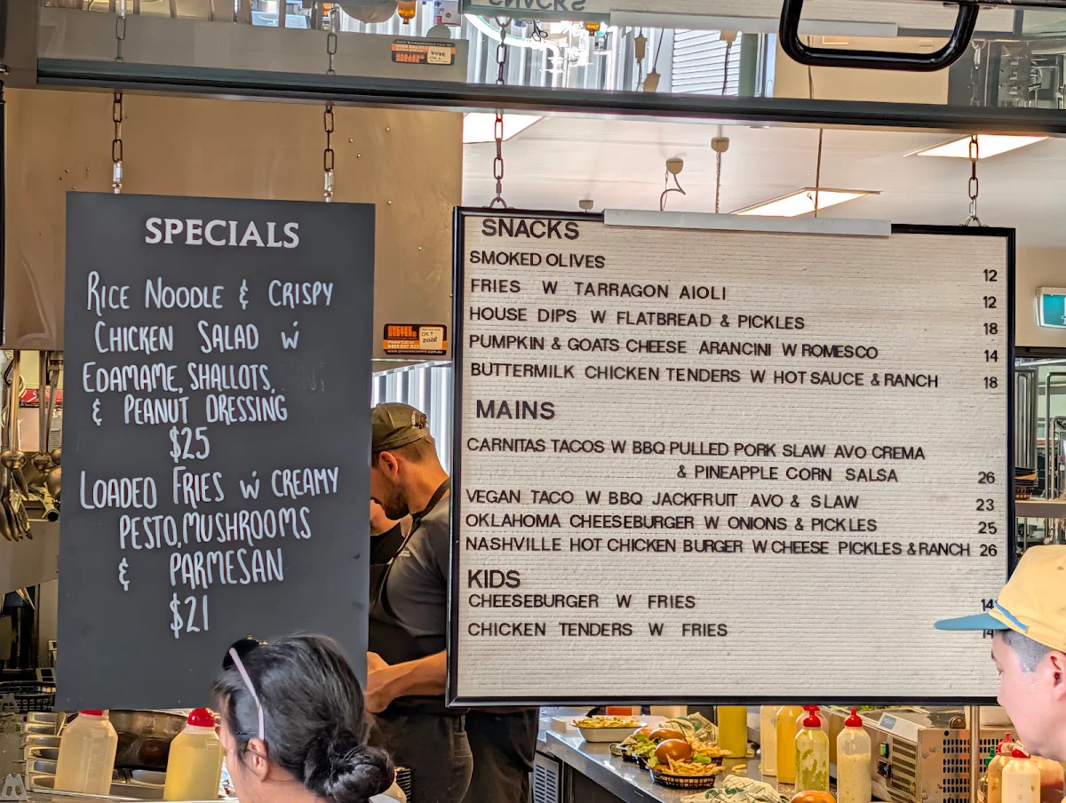 Menu, Busy Bird Coffee