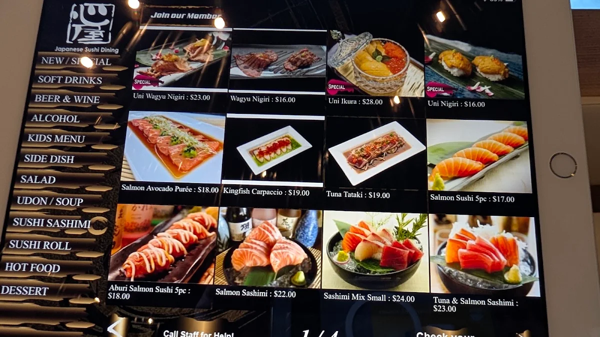 Menu, Kokoroya