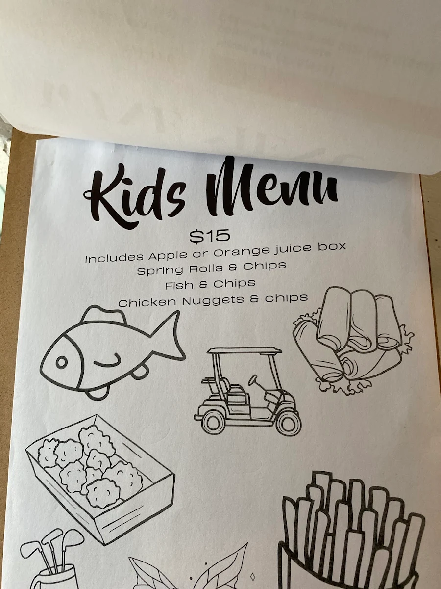 Menu, Lakeside Cafe, Bar & Bistro Dunsborough