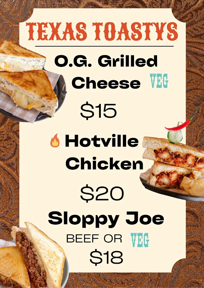 Menu, Fix on 66 Food Truck