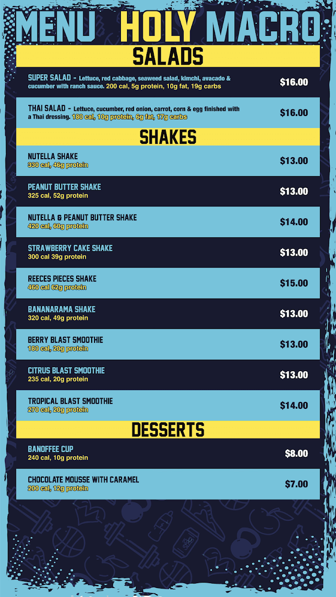 Menu, Holy Macro