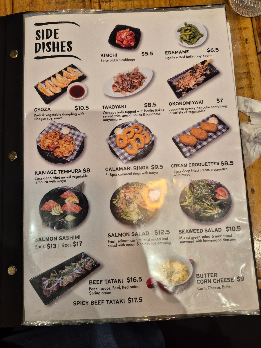 Menu, Ramen Ryoma
