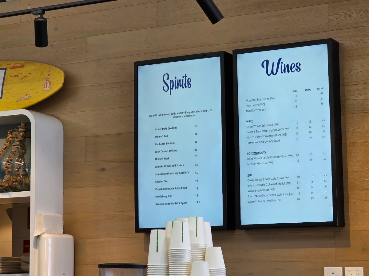Menu, Three Bears