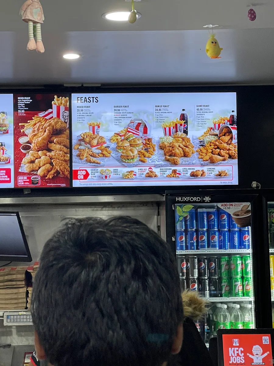 Menu, KFC Dickson