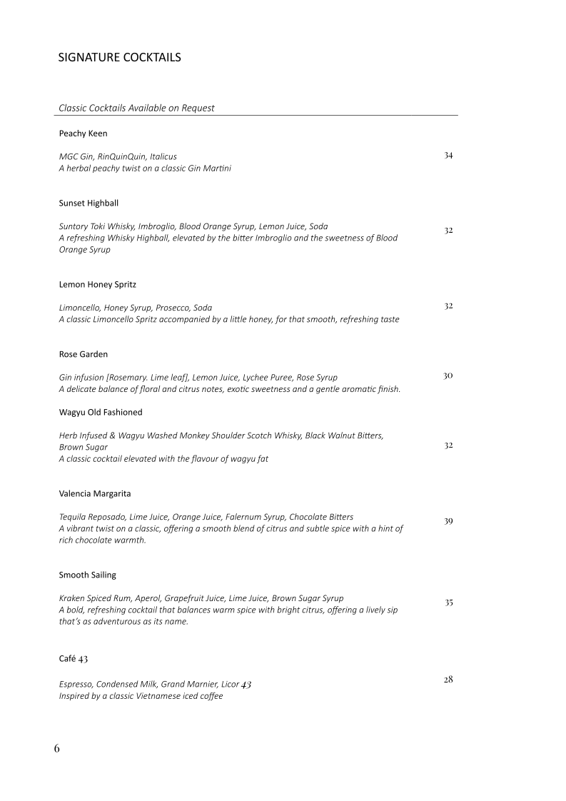 Menu, Rockpool Bar & Grill Melbourne