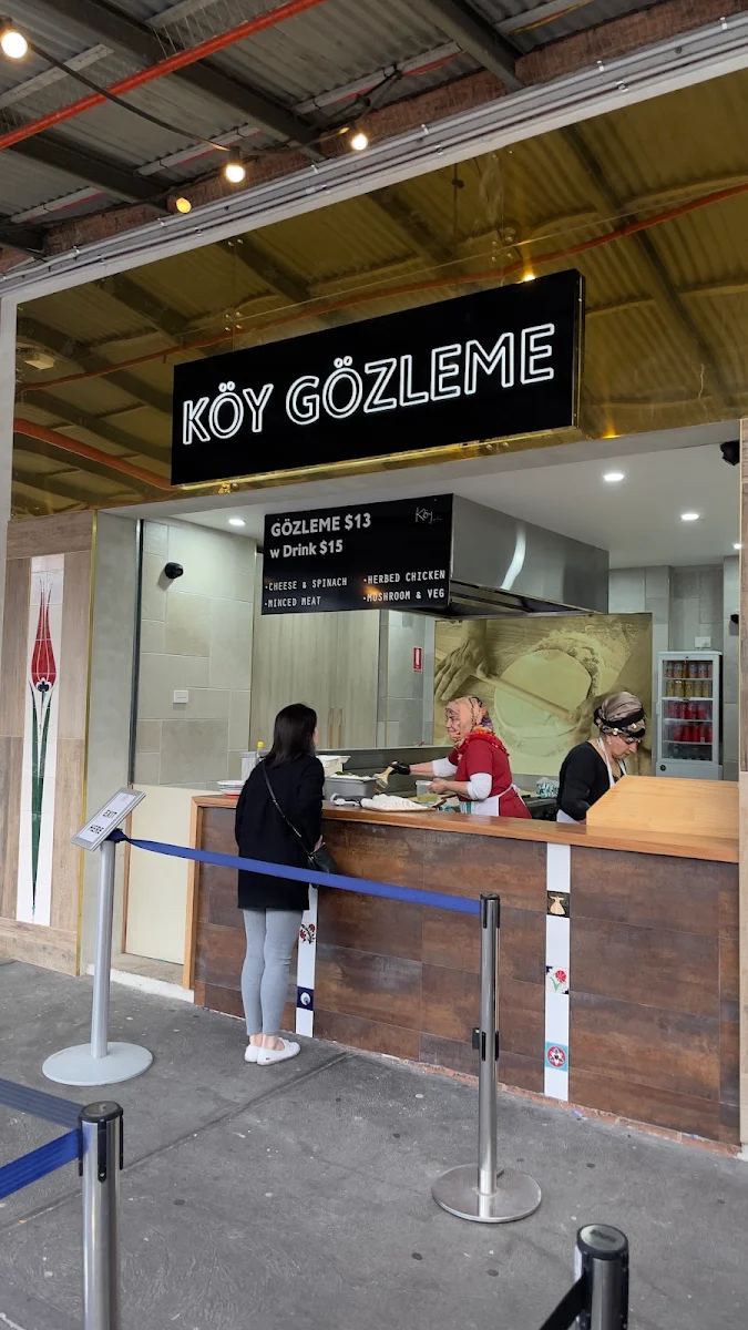 Menu, Köy Restaurant