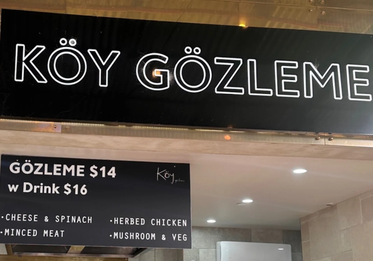 Menu, Köy Restaurant