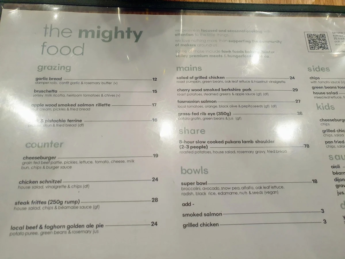 Menu, The Valley Brewhouse