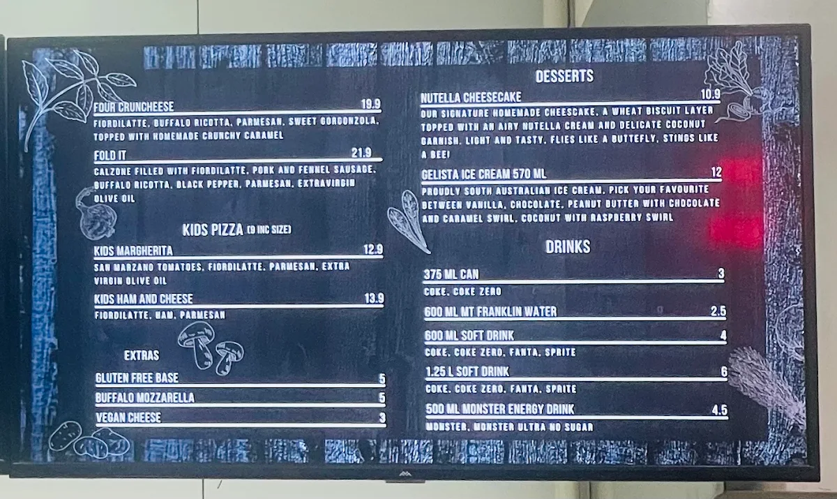 Menu, Stone Milled Italian Delicatessen