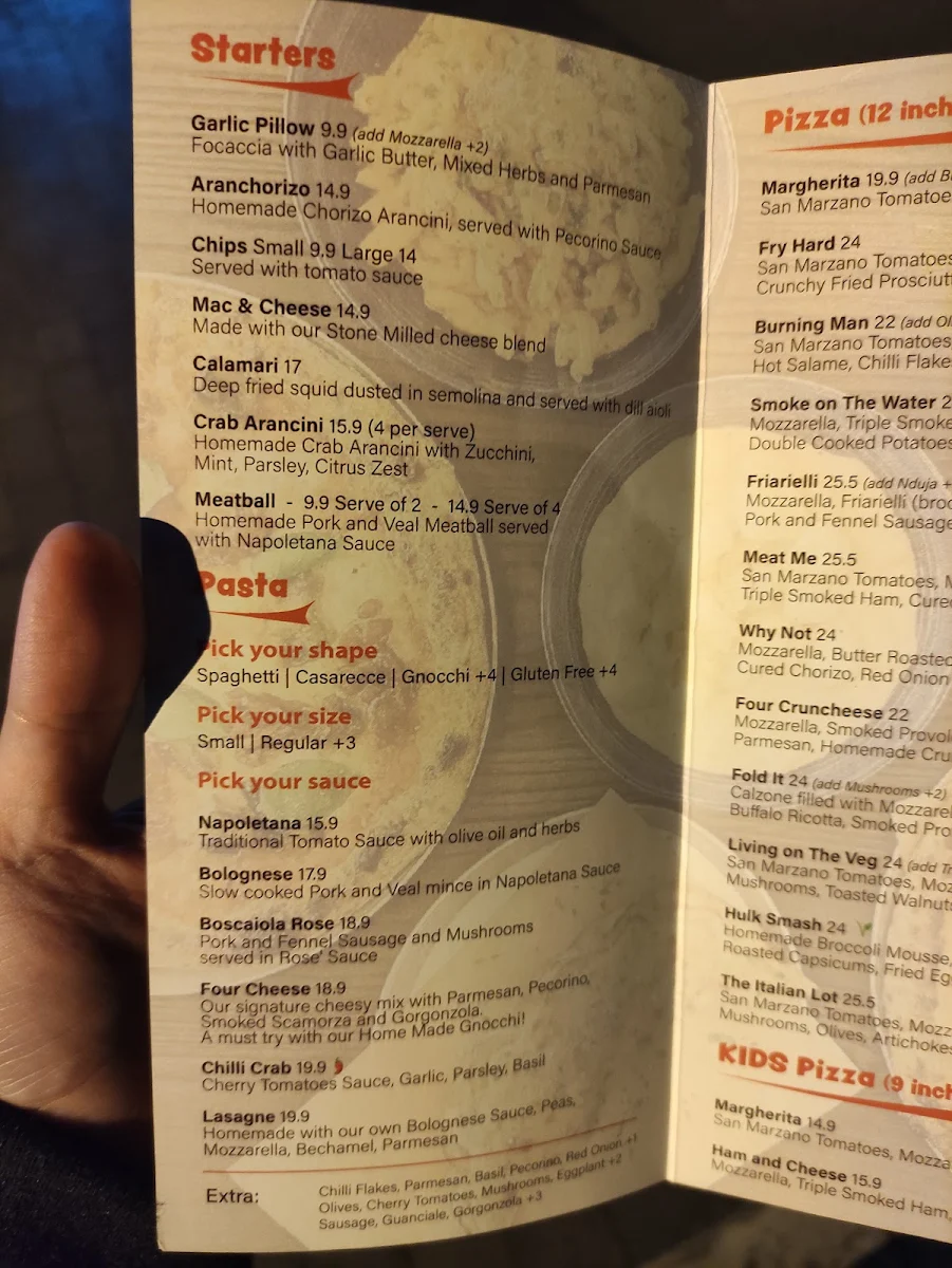 Menu, Stone Milled Italian Delicatessen