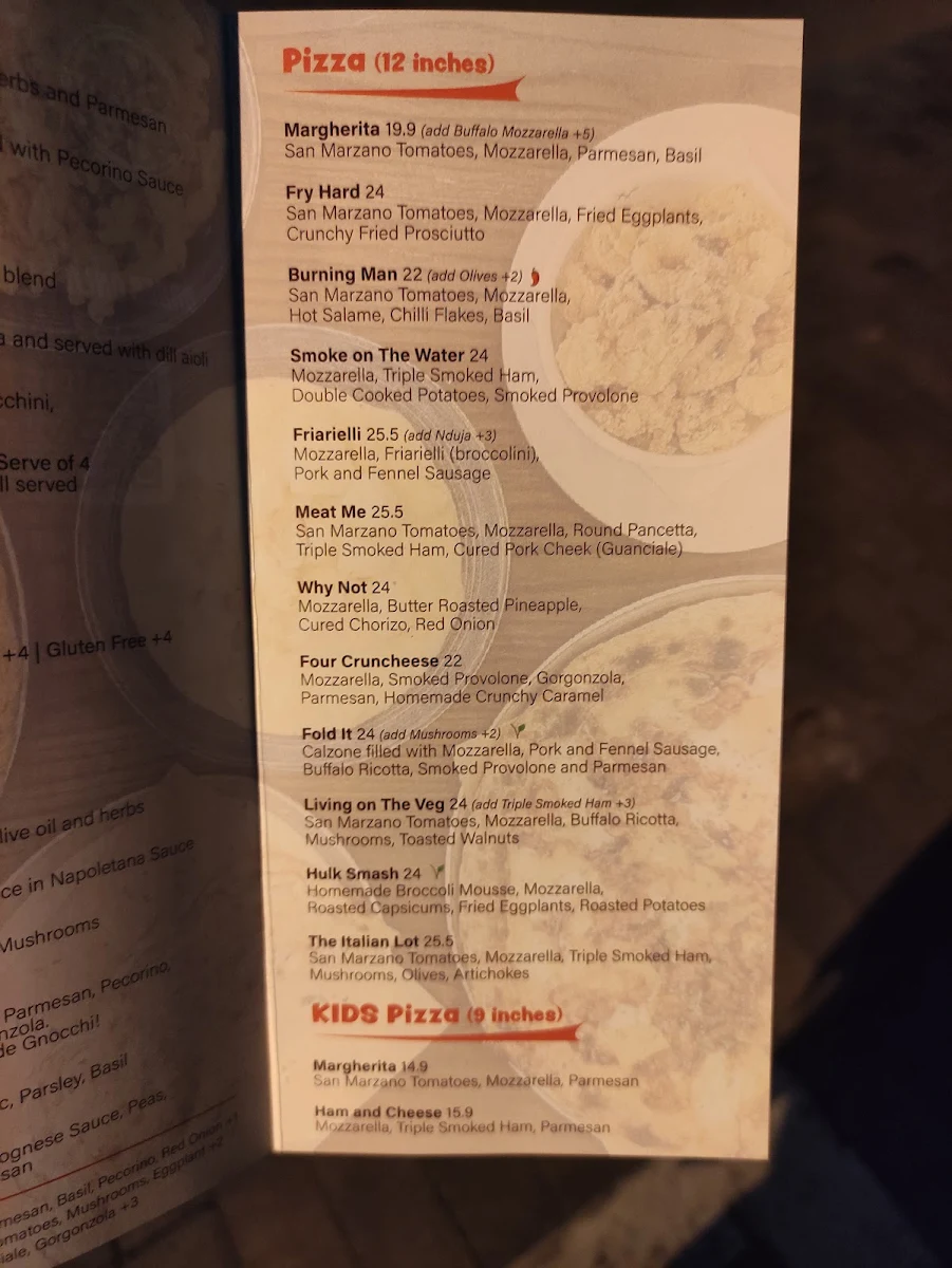 Menu, Stone Milled Italian Delicatessen