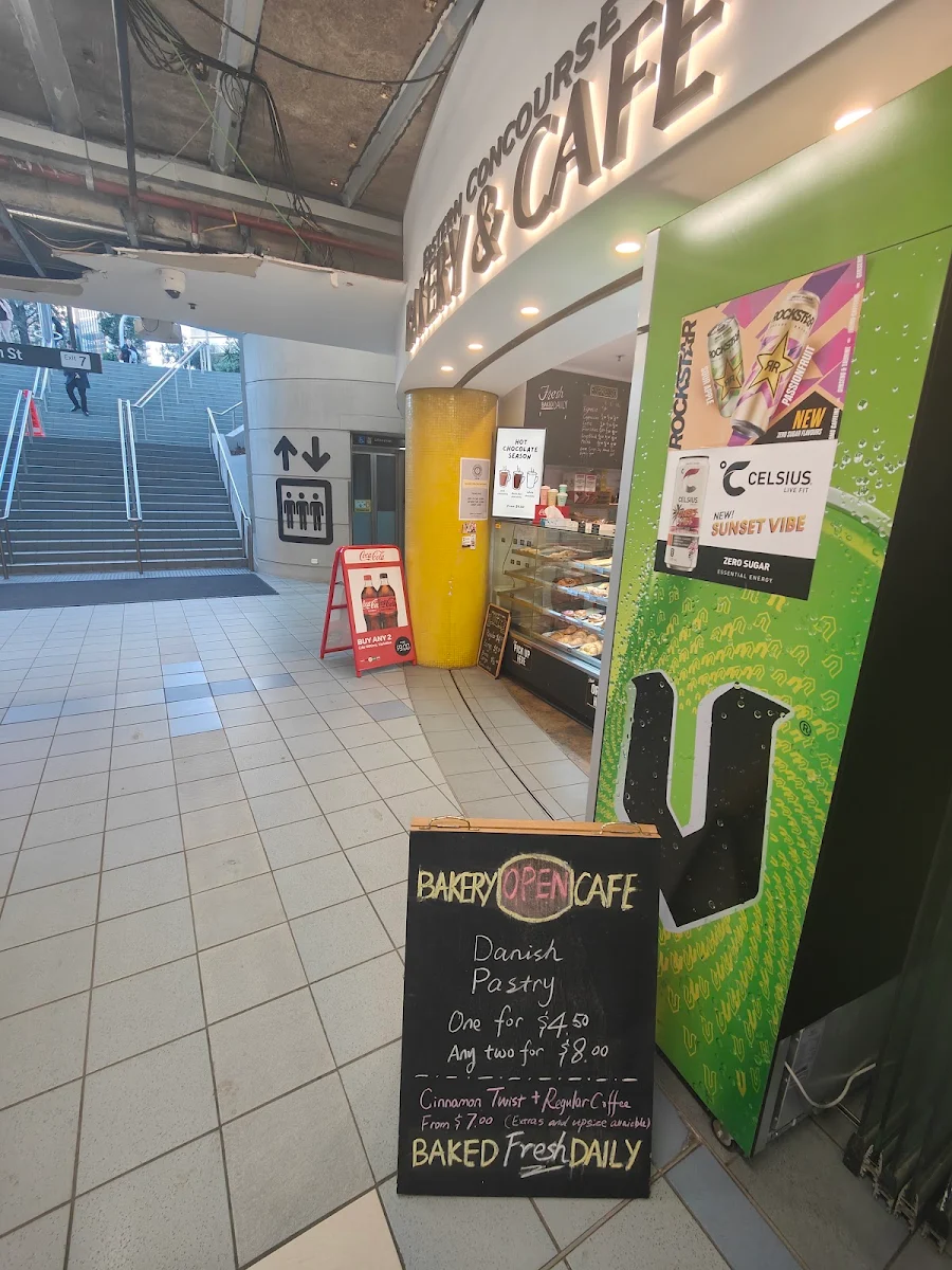 Menu, Eastern Concourse Bakery Cafe