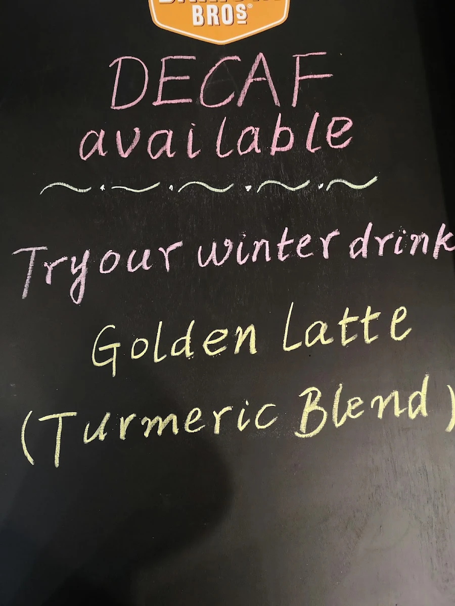 Menu, Eastern Concourse Bakery Cafe