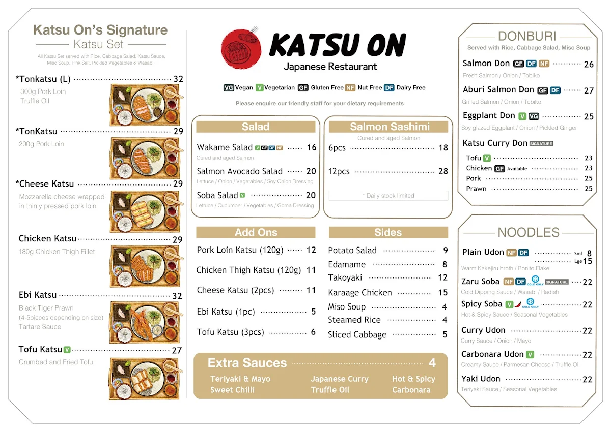 Menu, KatsuOn
