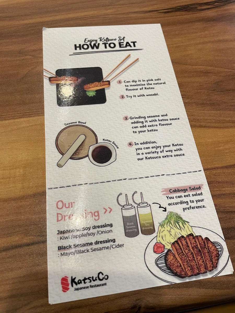 Menu, KatsuOn