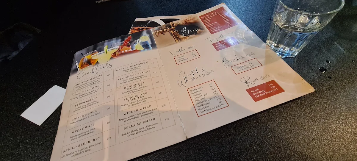 Menu, The Mad Grill House