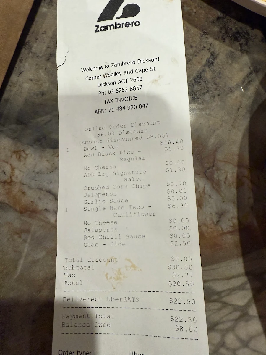 Menu photo 1