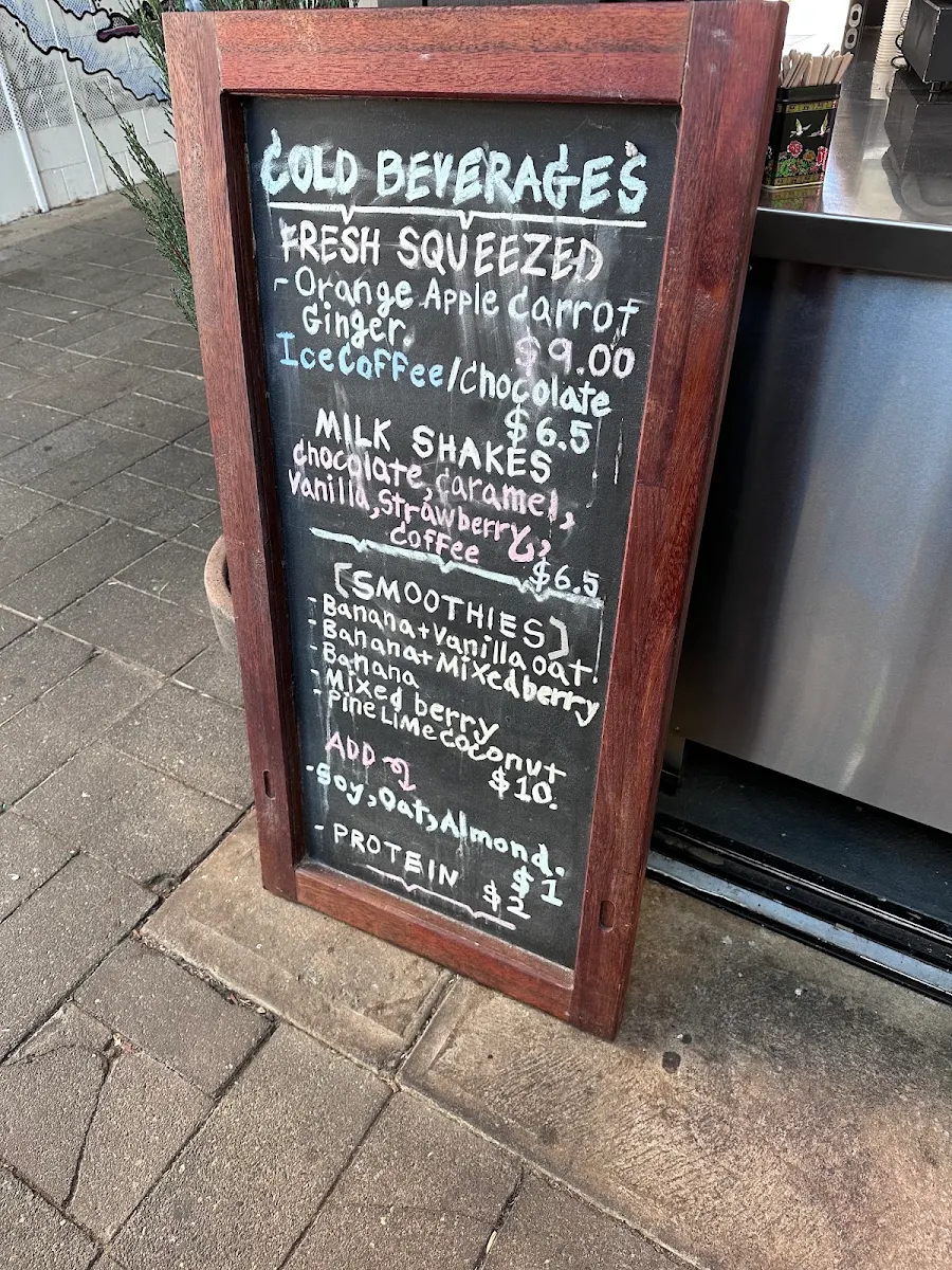 Menu, Jindabyne F2