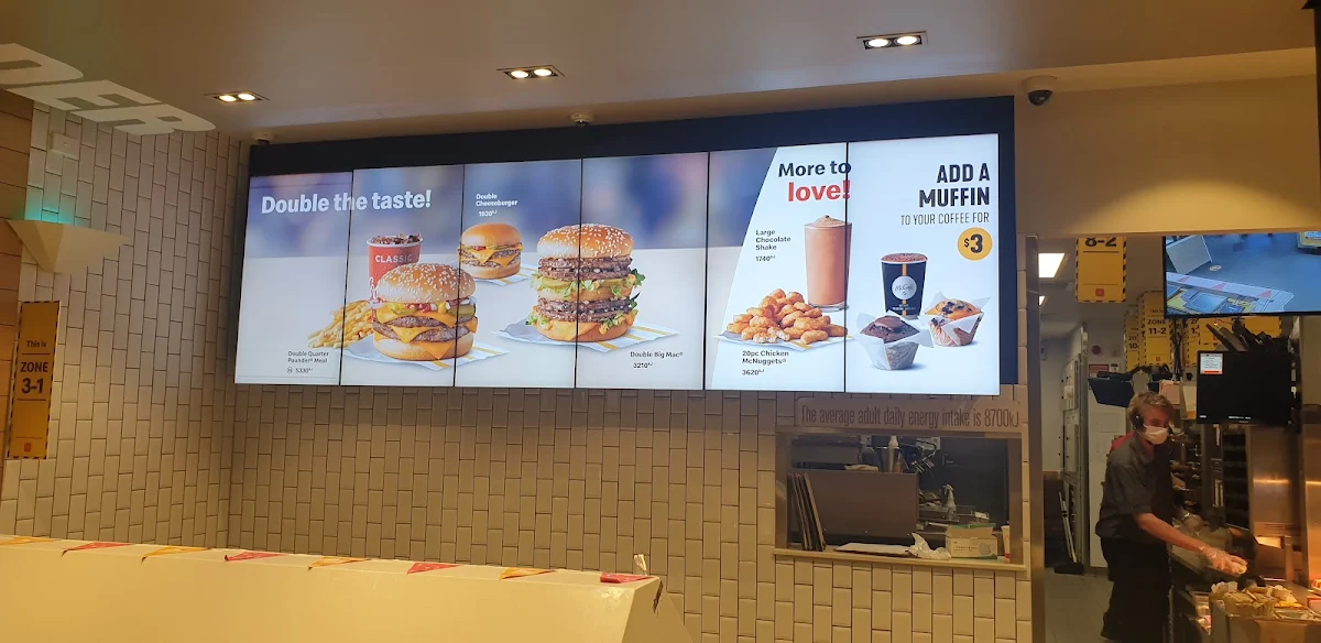 Menu, McDonald's Banora Point
