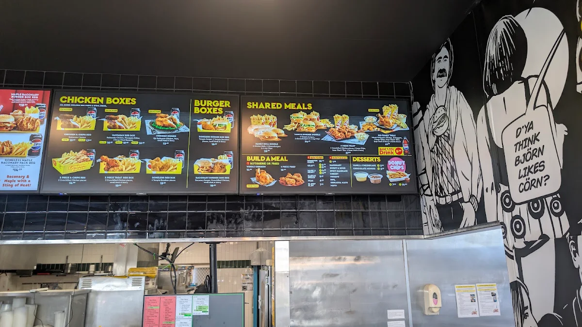 Menu, Chicken Treat Riverton