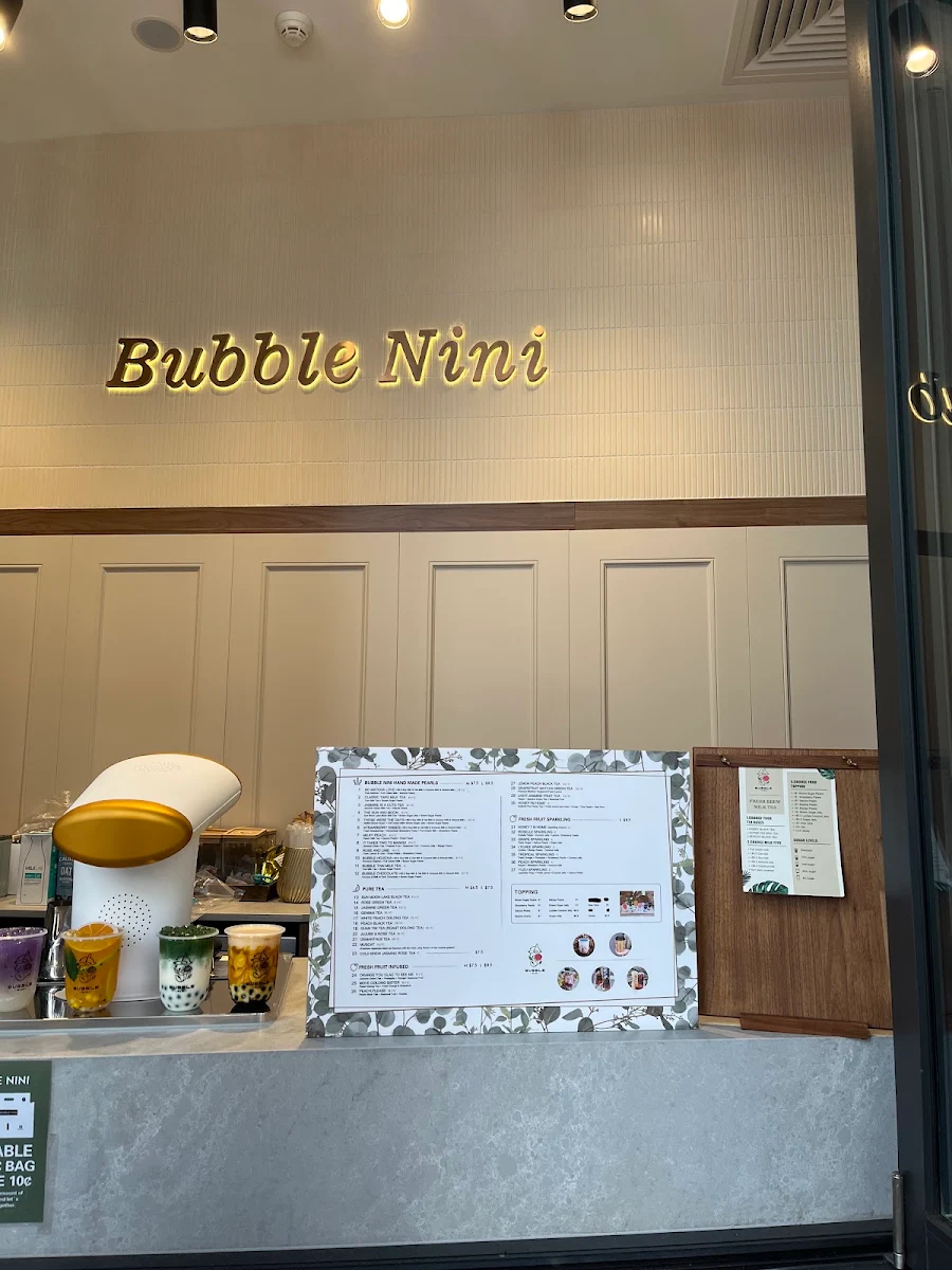 Menu, Bubble Nini Circular Quay