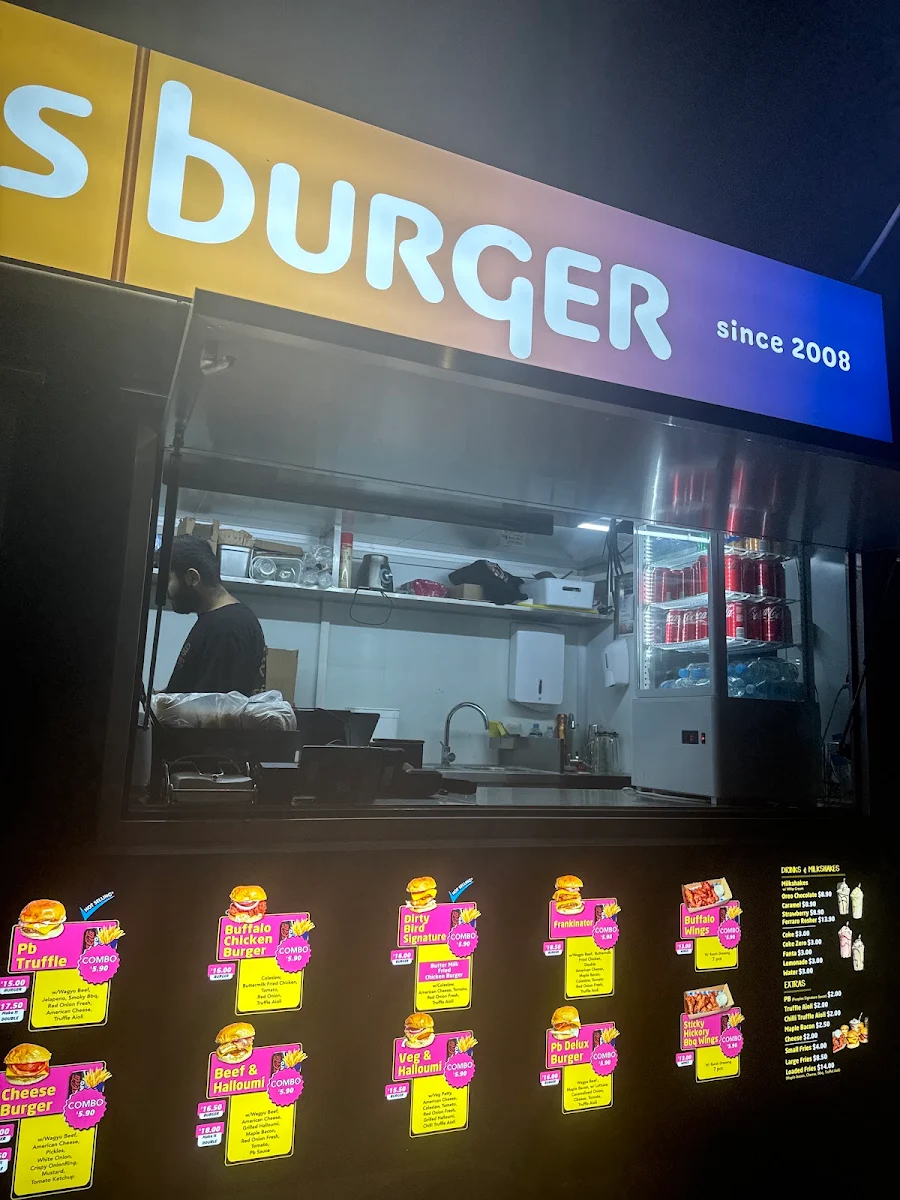 Menu, People's Burger Tempe