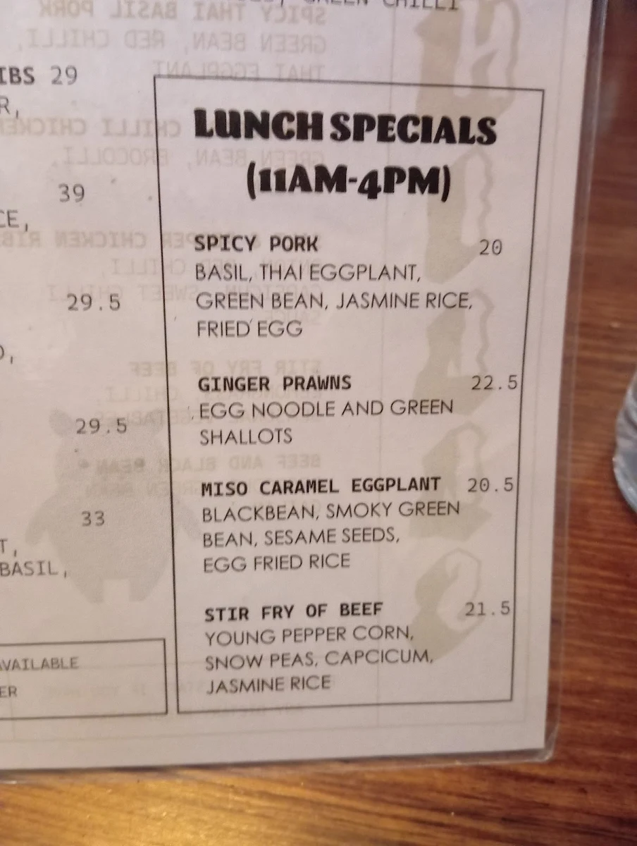 Menu, Sapa Hills