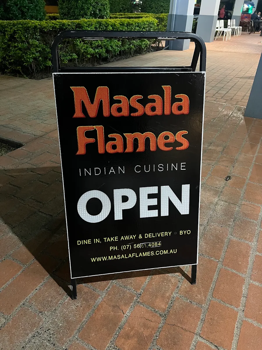 Menu, Masala Flames Indian Cuisine