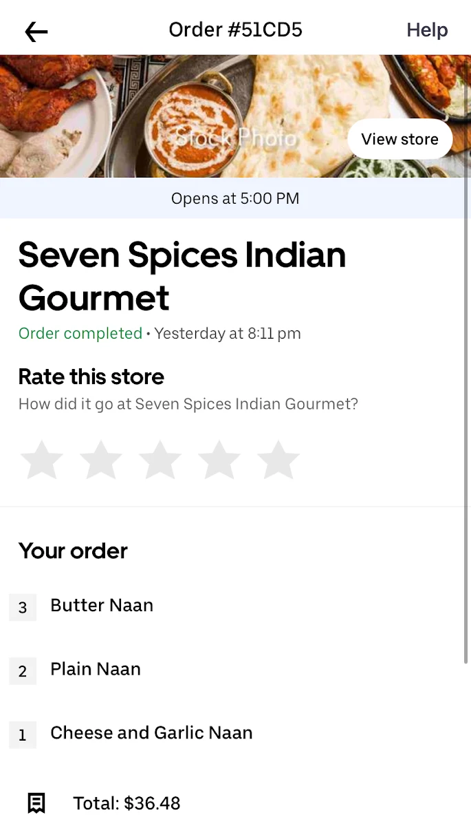 Menu, Masala Flames Indian Cuisine