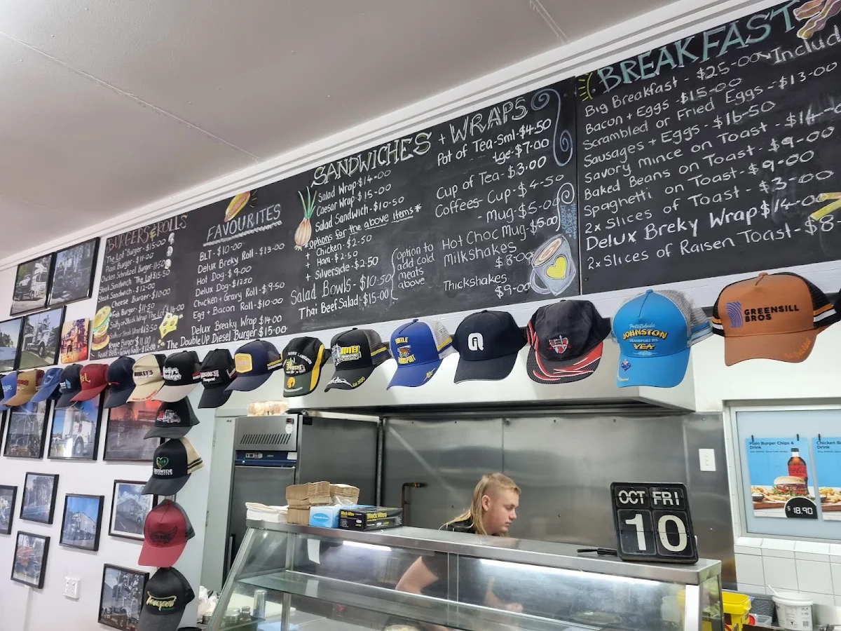 Menu, Tuckerwagon Restaurant