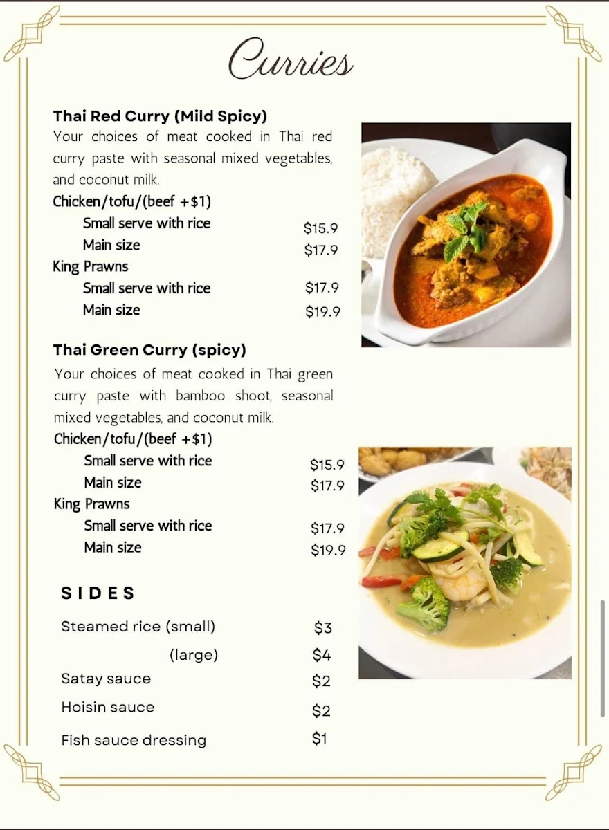 Menu, Bun Vermicelli