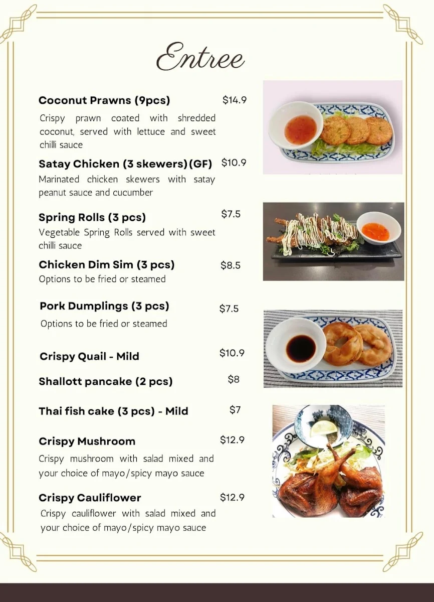Menu, Bun Vermicelli