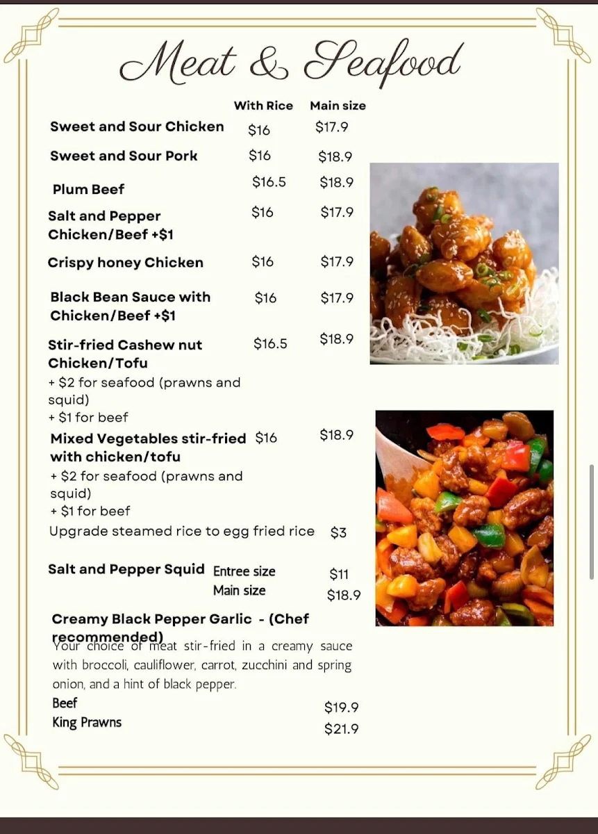 Menu, Bun Vermicelli