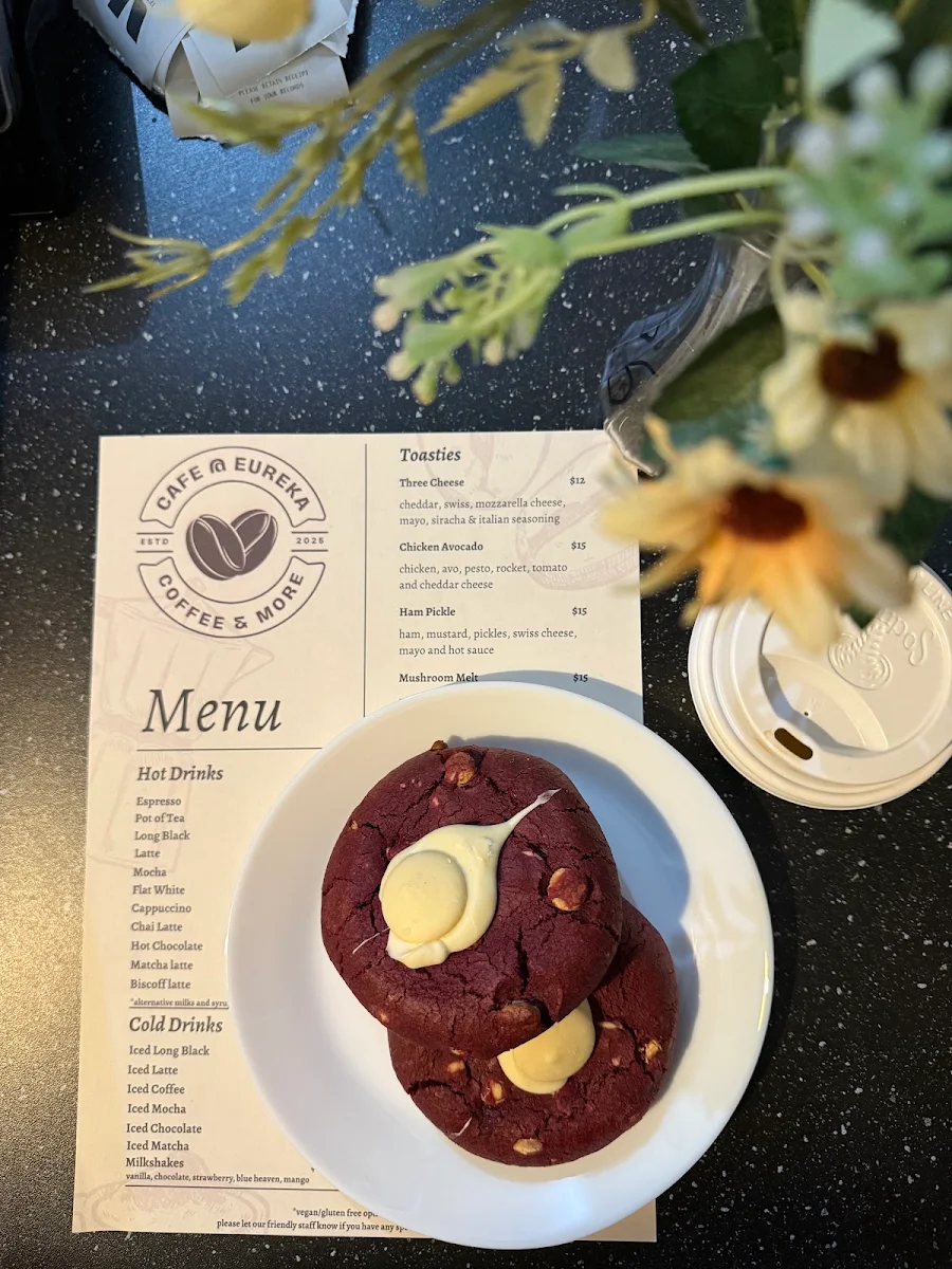Menu, Cafe @ Eureka