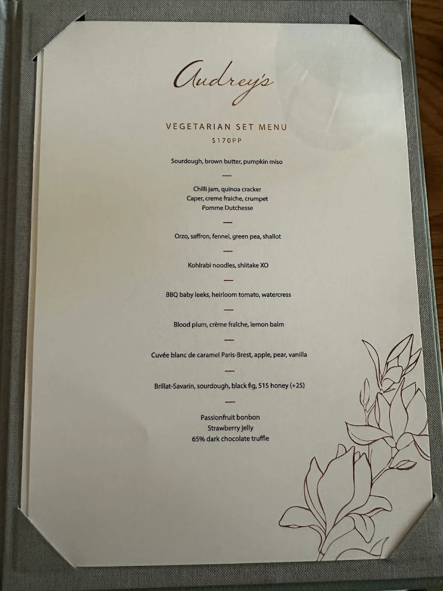 Menu, Ember Sorrento