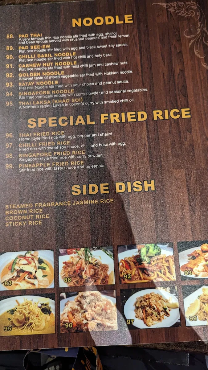 Menu, The Liebig Cafe & Restaurant