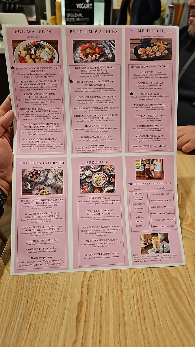 Menu, Tutto