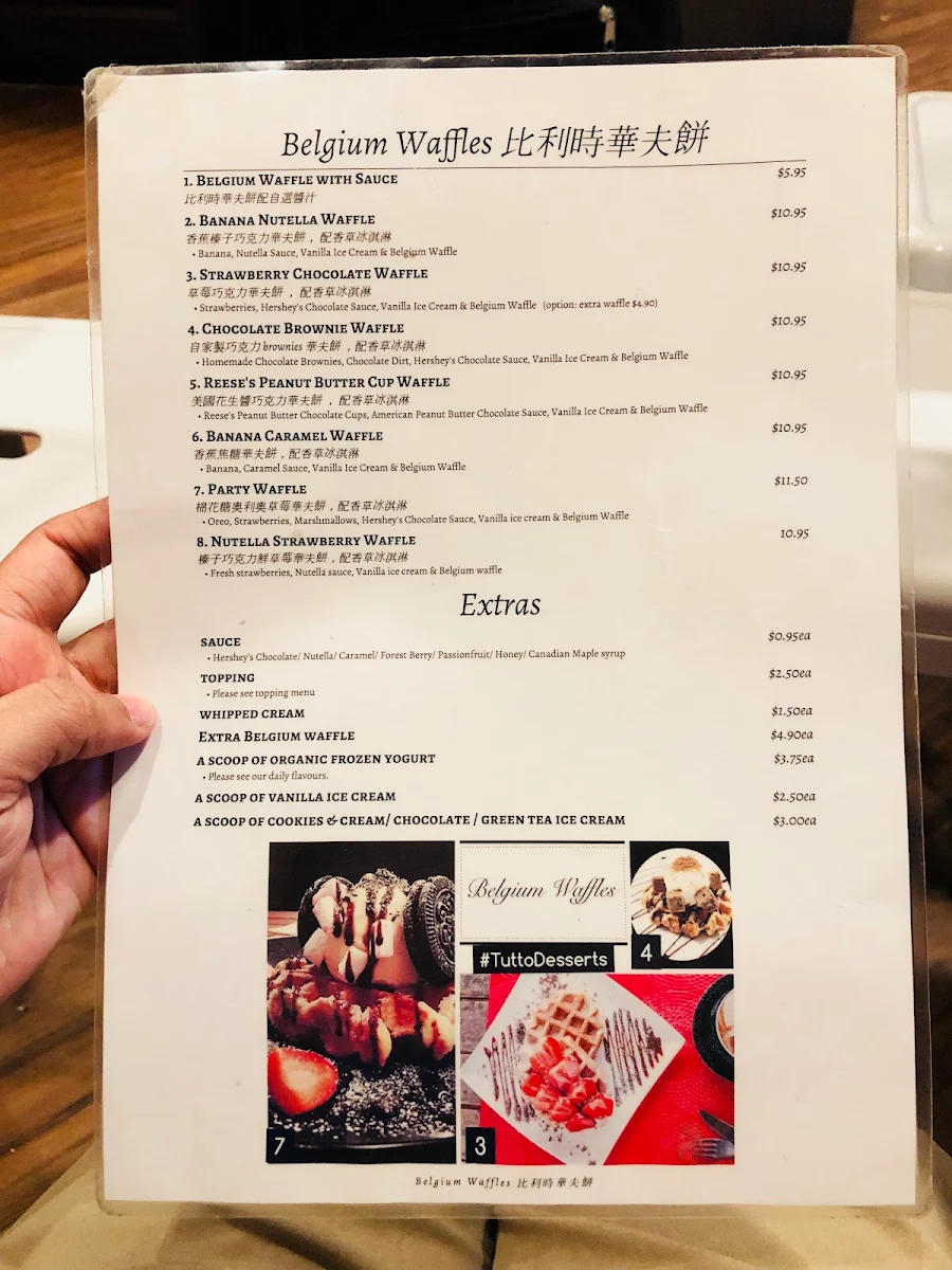 Menu, Tutto