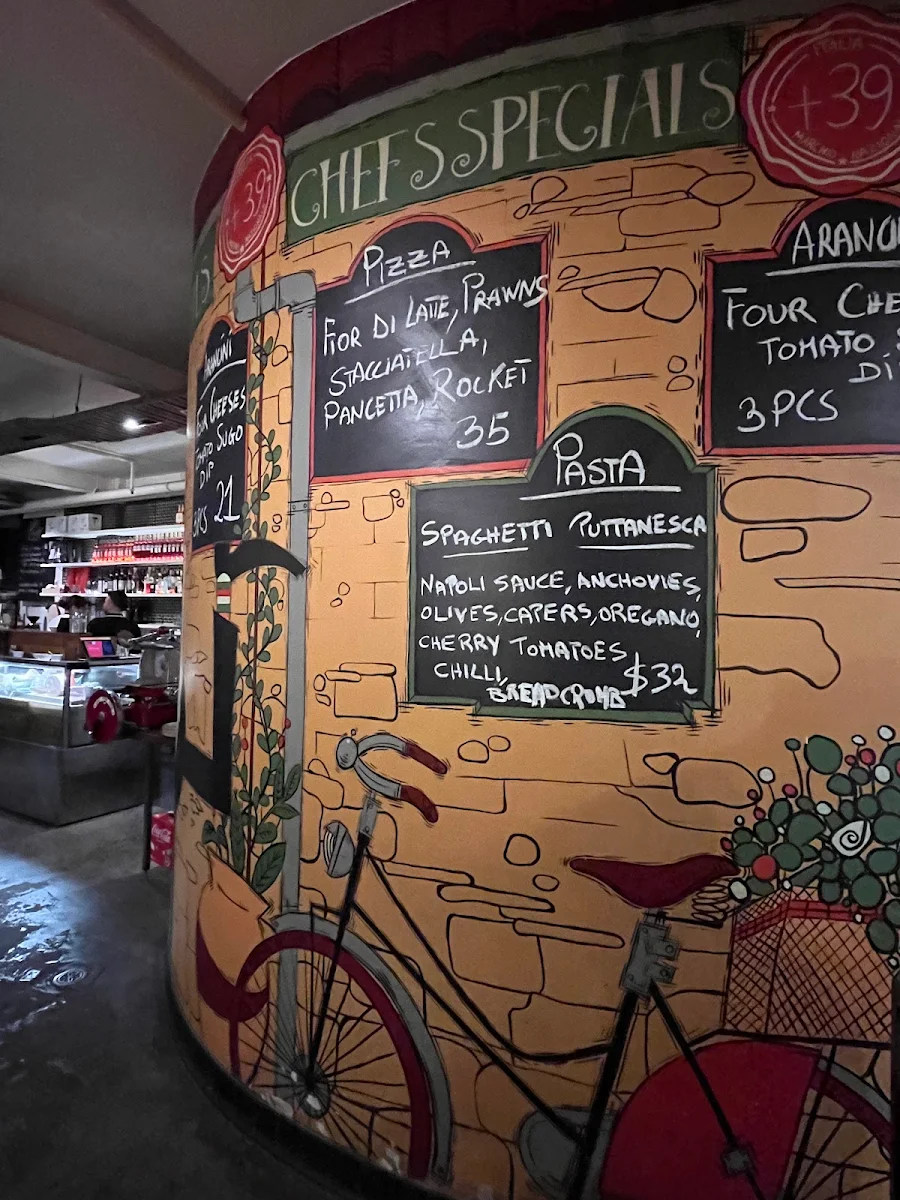 Menu, +39 Pizzeria CBD