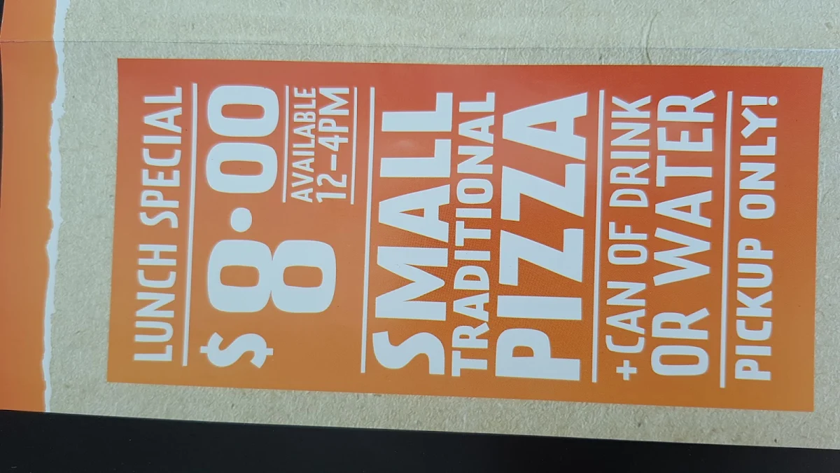 Menu, Encore Pizza Cranbourne