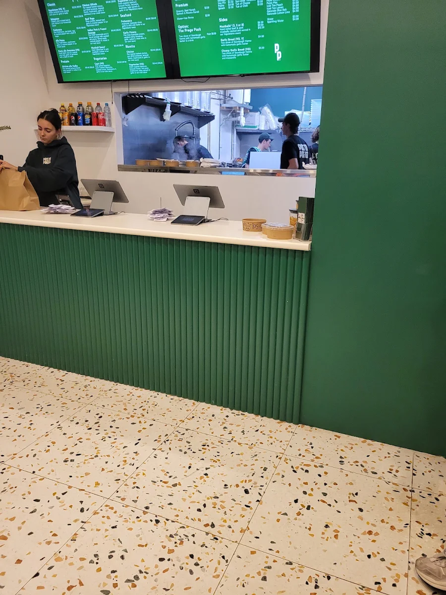 Menu, Pasta Prego