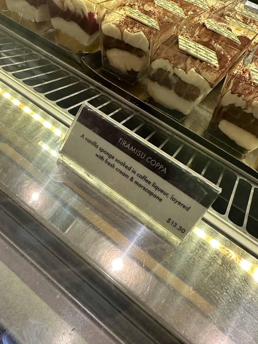 Menu, Brunetti Classico Gelato Bar