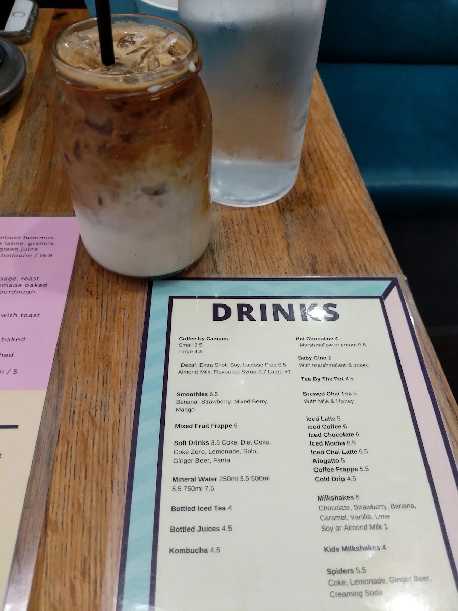 Menu, Stranded Deli Cafe