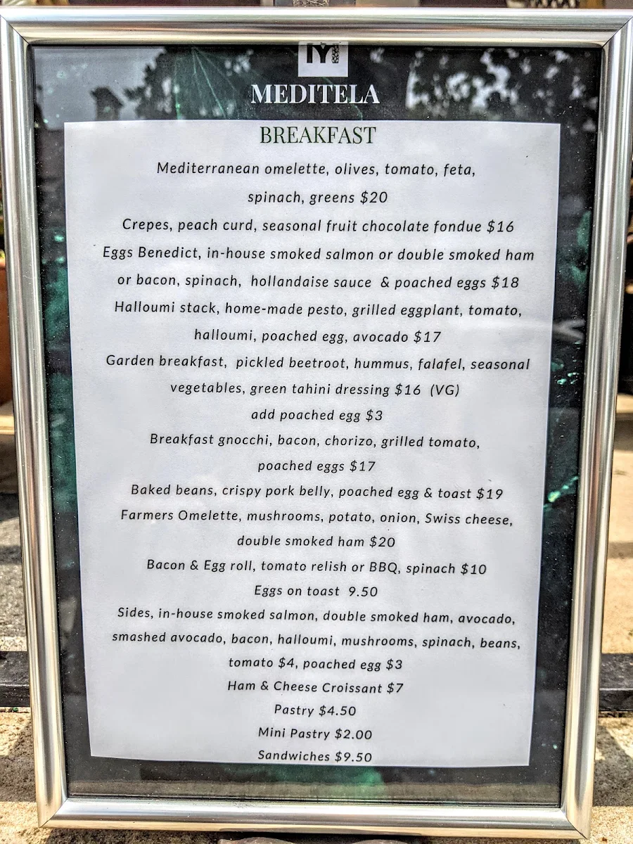 Menu, Ahgora