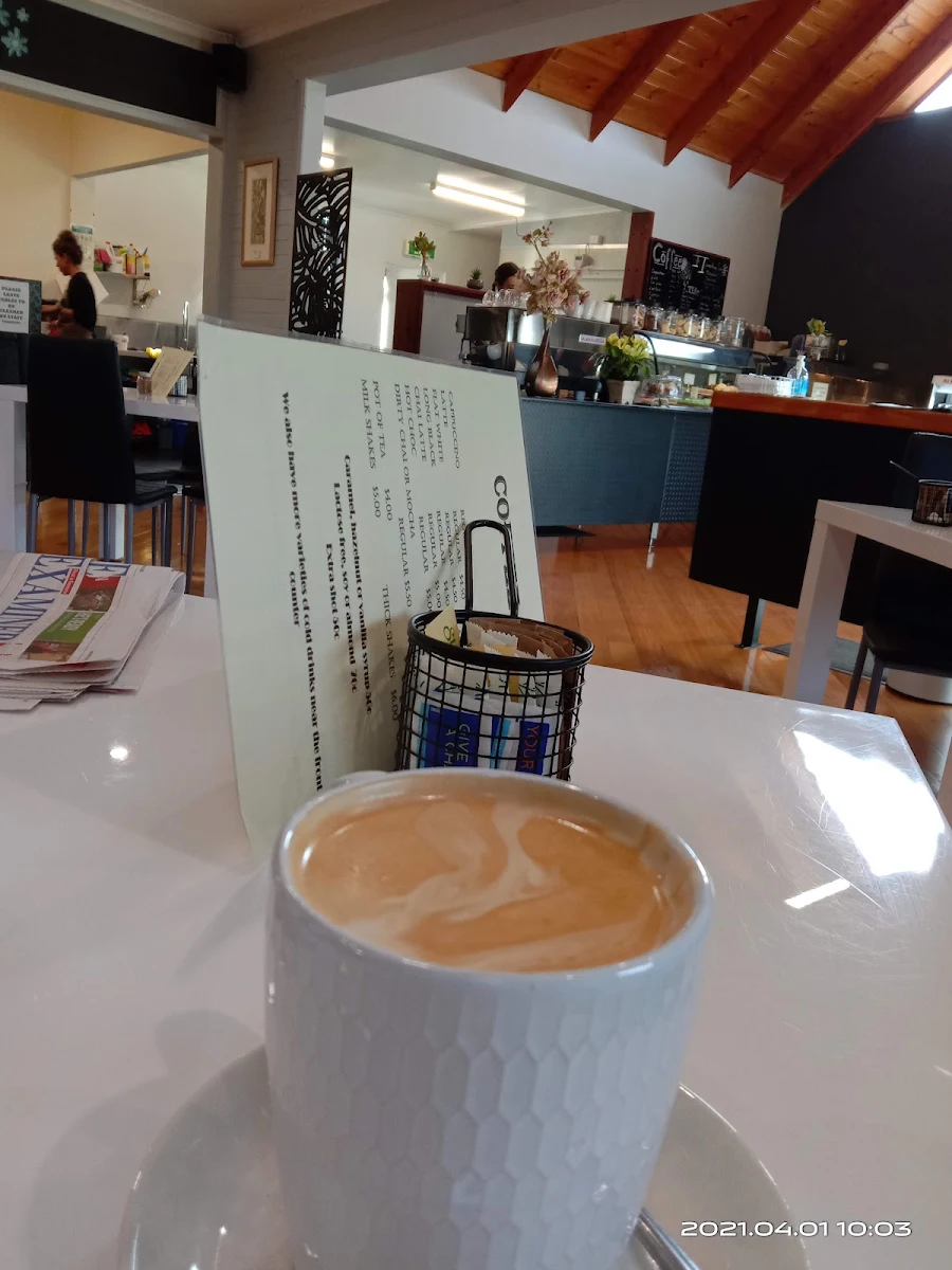 Menu, Hub cafe