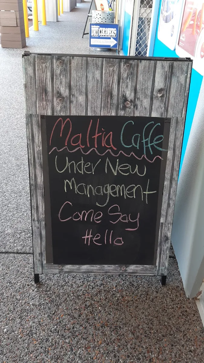 Menu, Maltia Caffe