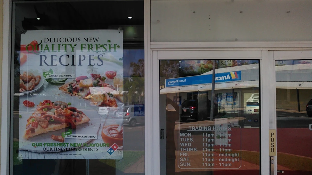 Menu, Domino's Pizza Palmerston Nt