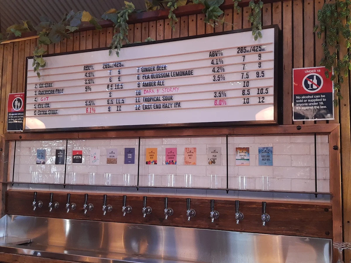 Menu, The Welder's Dog Brewery